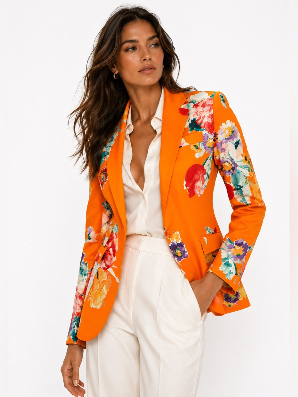 Ralph Lauren Collection Parker Floral Blazer Size 6